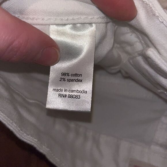 Juniors so white distressed stretchy mini skirt lightweight casual - Picture 5 of 5